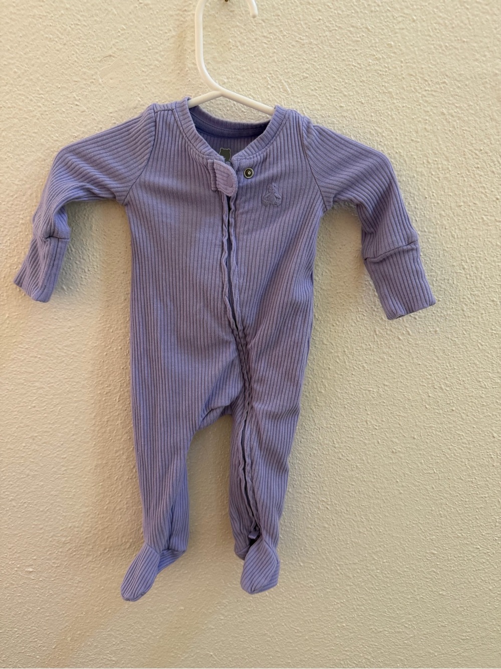 GAP Lavender Ribbed Footed One-Piece